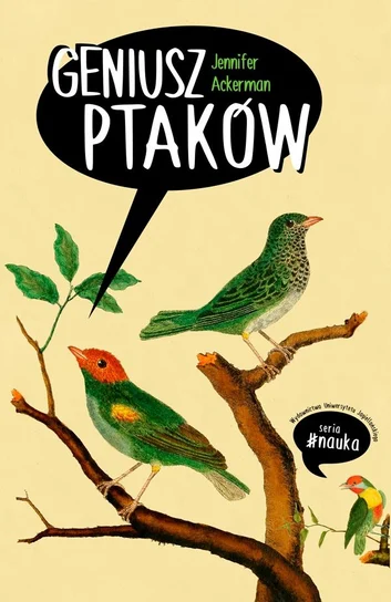 Okładka książki „Geniusz ptaków" Jennifer Ackerman